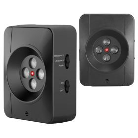 1Pc Ultrasonic Anti Barking Device Indoor Outdoor Dog Bark Control With 3 Frequency Levels Max 32.8Feet Sensing Distance For Most Dog Sizes